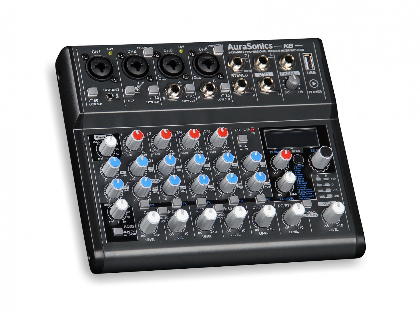 AuraSonics K8 компактный микшерный пульт в Ленинградской области