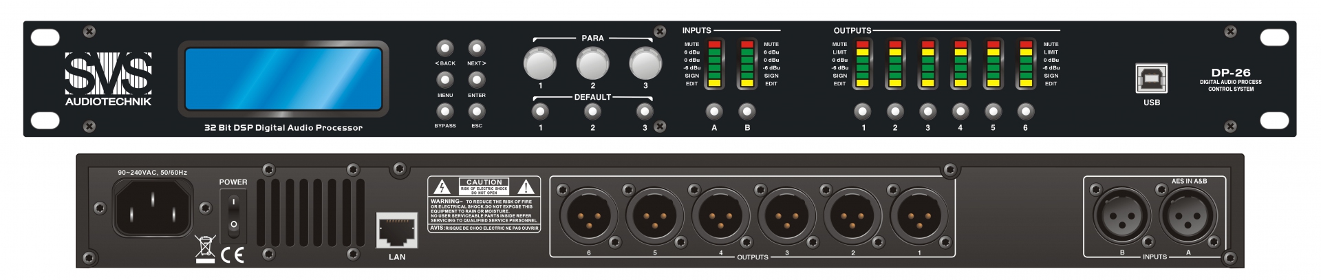 SVS Audiotechnik DP-26 Цифровой процессор: 2 входа 6 выходов в Ленинградской области